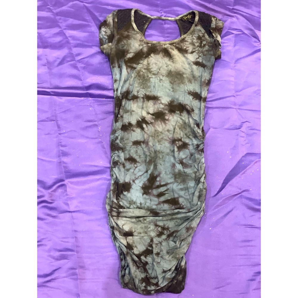 Tie dye bodycon dress